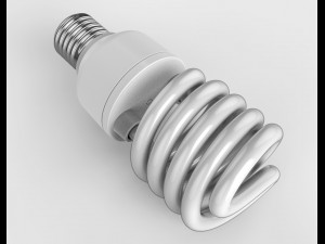 fluorescent compact lamp 3D Model