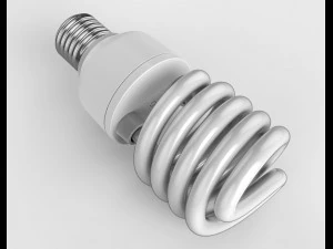 蛍光灯コンパクトランプ 3Dモデル