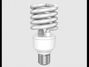 fluorescent compact lamp Modelo 3D