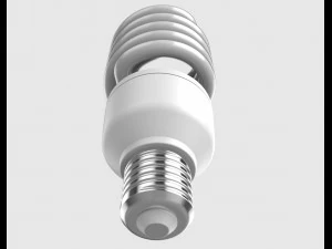 lampada fluorescente compatta Modello 3D