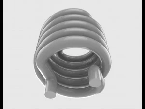 lampada fluorescente compatta Modello 3D