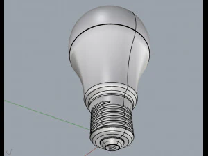 l&acirc;mpada conduzida Modelo 3D