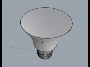 l&acirc;mpada conduzida Modelo 3D