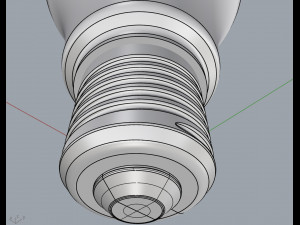 led lamp Modelo 3D