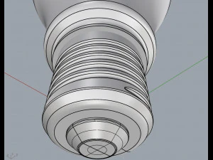 l&acirc;mpada conduzida Modelo 3D