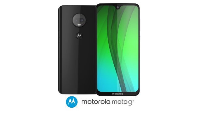 motorola moto g7 black Model 3D .c4d .max .obj .3ds .fbx .stl .blend 