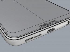 motorola moto g7 black Model 3D