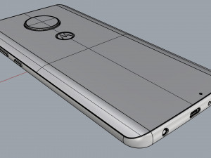 motorola moto g7 black Model 3D