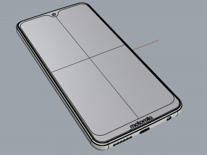 motorola moto g7 black Model 3D