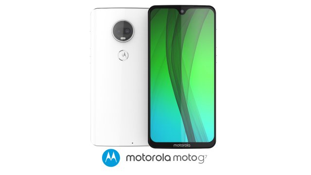 motorola moto g7 white Modelo 3D .c4d .max .obj .3ds .fbx .stl .blend 