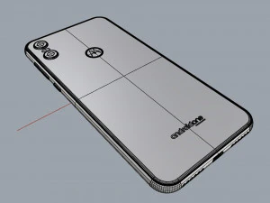 motorola one black 3D Model
