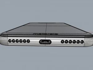 motorola one black 3D Model