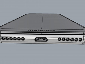 motorola one black Model 3D