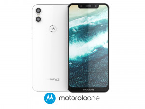 motorola one white 3D Модель