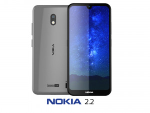 nokia 2 2 steel 3D Model