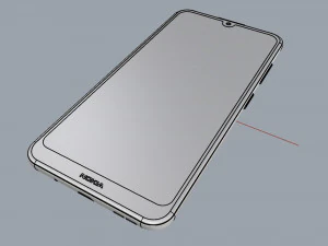 nokia 3 2 black 3D Model