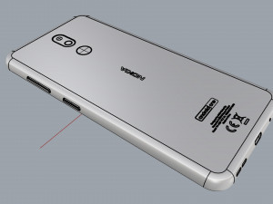 nokia 3 2 black 3Dモデル