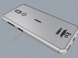 nokia 3 2 black 3D Model