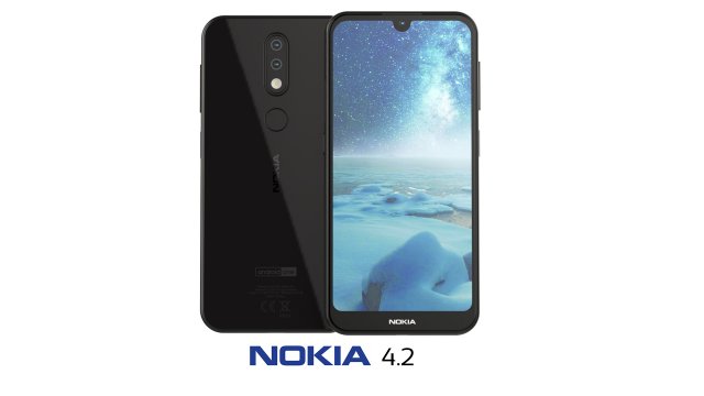 nokia 4 2 black 3D Model .c4d .max .obj .3ds .fbx .stl .blend 