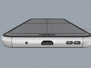nokia 4 2 black 3D Model