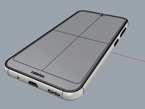 nokia 4 2 black 3D Model