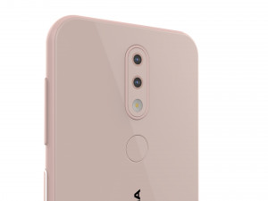 nokia 4 2 pink sand Modello 3D