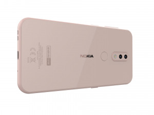 nokia 4 2 pink sand Modello 3D