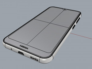 nokia 4 2 pink sand Modello 3D