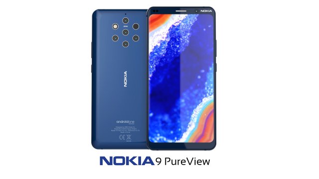 nokia 9 pureview 3Dモデル .c4d .max .obj .3ds .fbx .stl .blend 