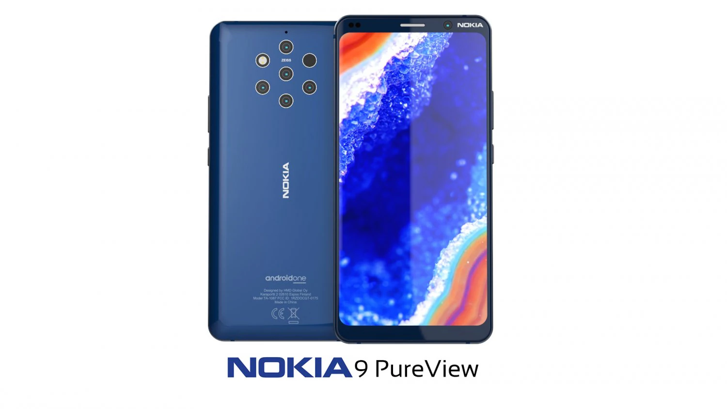 nokia 9 pureview 3D Model .c4d .max .obj .3ds .fbx .stl .blend 
