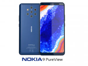 노키아 9 퓨어뷰 3D 모델