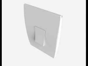 siemens 1 button switch 3D Model