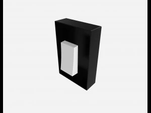 siemens 1 button switch 3D Model