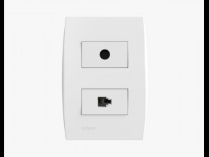 siemens 1 ethernet and tv outlets Modelo 3D