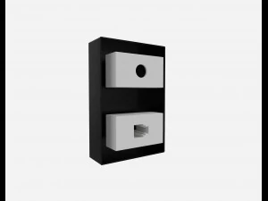 siemens 1 ethernet and tv outlets 3D Model