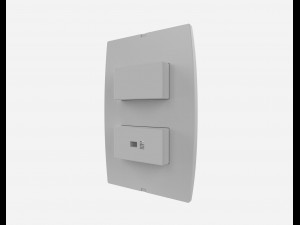 siemens 1 ethernet and tv outlets 3D Модель