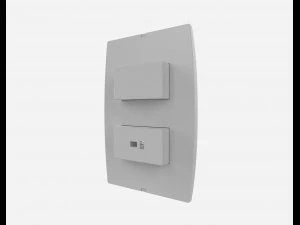 siemens 1 ethernet and tv outlets 3D Model