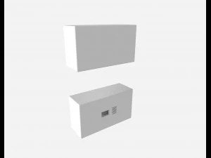 siemens 1 ethernet and tv outlets 3D Model