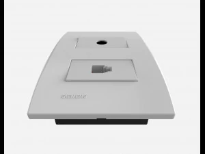siemens 1 ethernet and tv outlets 3D Model