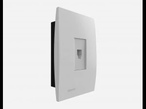 siemens 1 ethernet outlet 3D Model