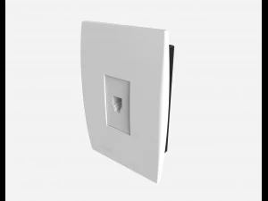 siemens 1 ethernet outlet 3D Model