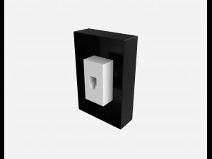 siemens 1 ethernet outlet 3D Model
