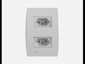 siemens 2 power outlets 3D Model