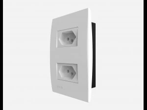 siemens 2 power outlets 3D Model