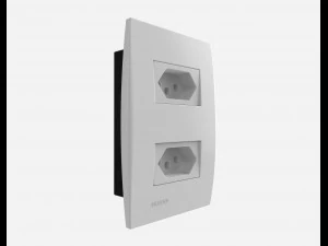 siemens 2 power outlets 3D Model