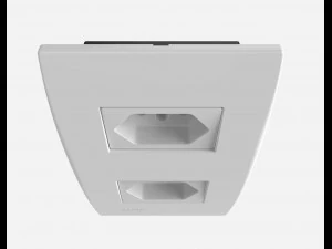 siemens 2 power outlets 3D Model