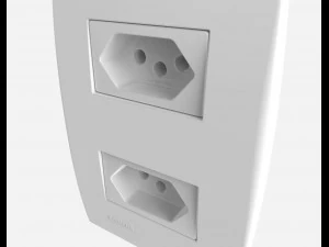 siemens 2 power outlets 3D Model