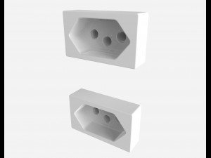 siemens 2 power outlets 3D Modell