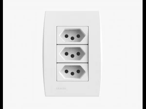 Siemens 3 prese di corrente Modello 3D