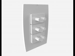 siemens 3 power outlets 3D Model